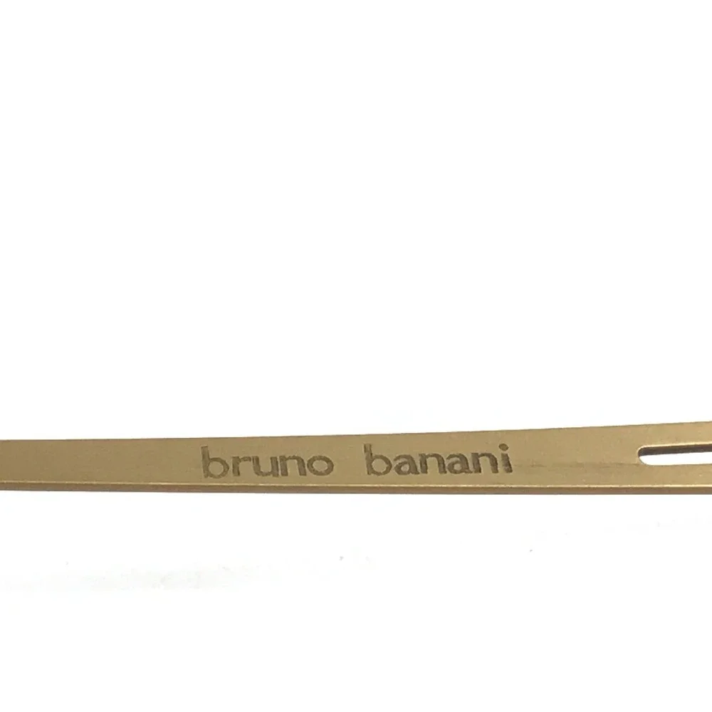 Bruno Banani Eyeglasses Frames BB-016 014 Antique Gold Oval Full Rim 50-20-135